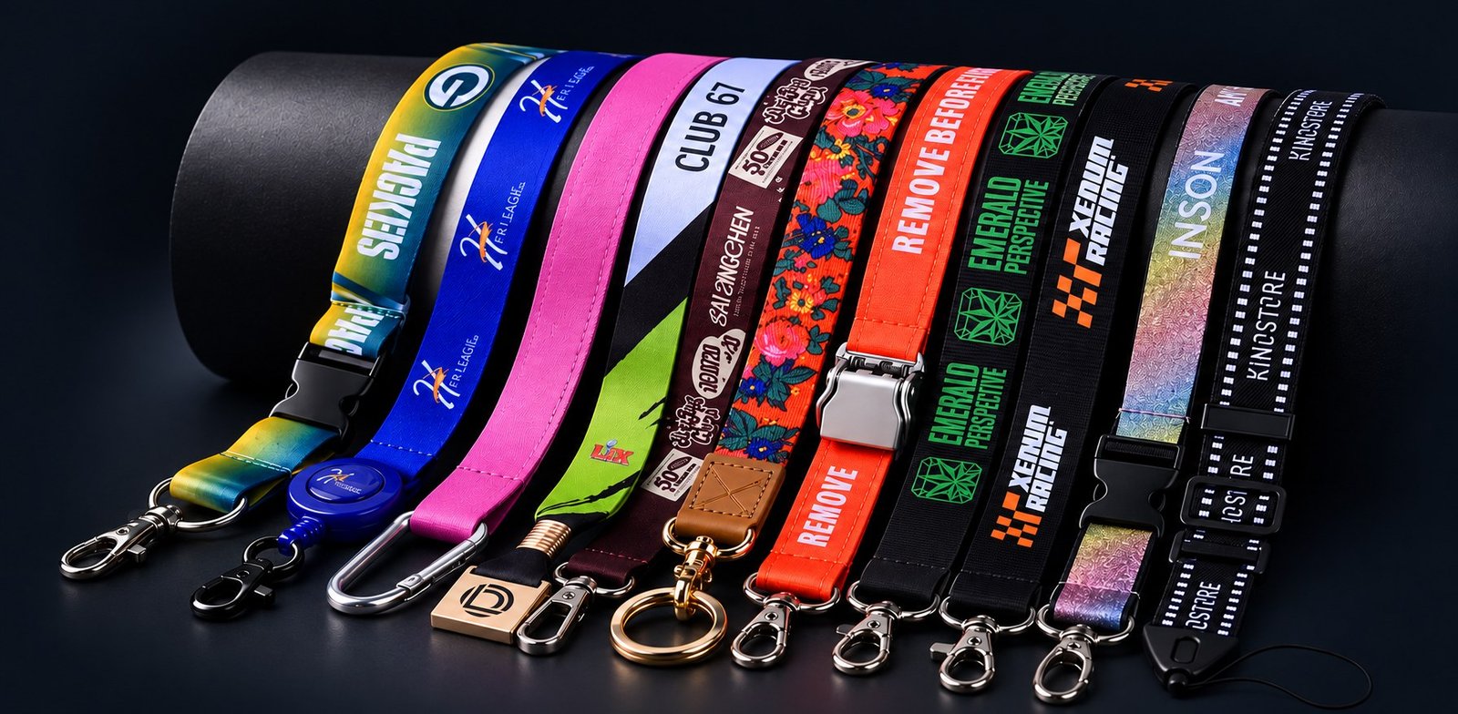 Custom printed lanyards